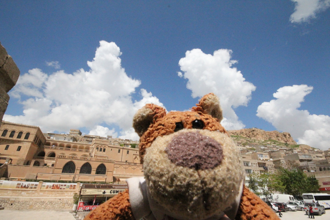 Bearaptu’s enormous nose blocks out almost the entire mountain at Mardin. Would you like to see a better picture without a stupid bear in the way? Here you go .