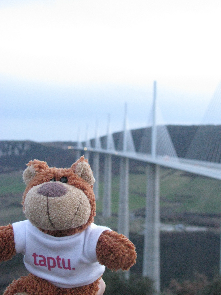 Bearaptu built the Milau Viaduct He didn’t have time to go down a windy road one time, so he built the Milau Viaduct . For him, that’s quicker.