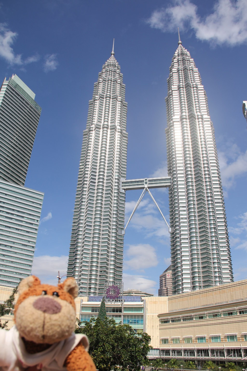 Bearaptu was looking the wrong way so didn’t see the Petronas Towers in Kuala Lumpur